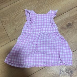 Light purple and white checker dress -
